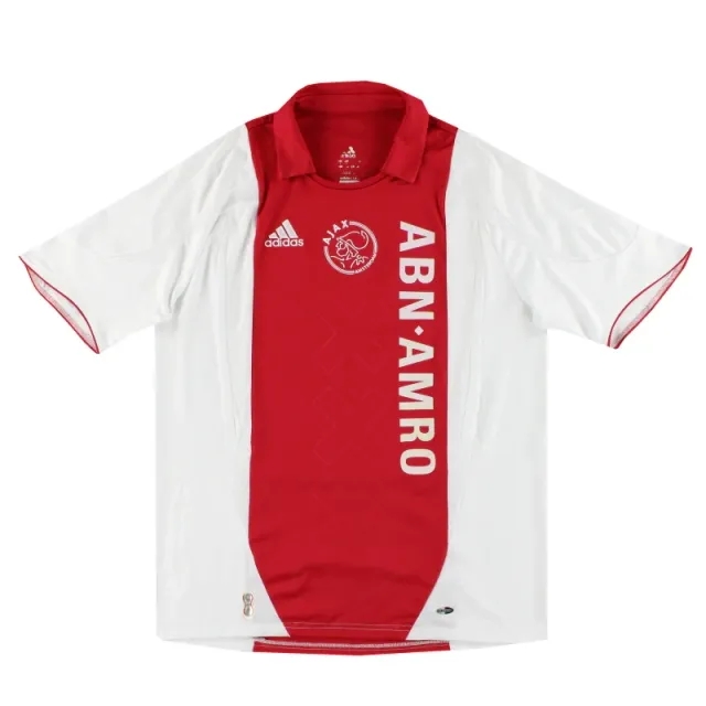 2007-08 Ajax adidas Home Shirt L - Ajax / Excellent 