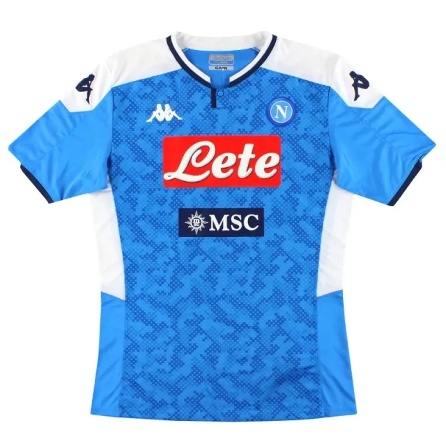 2019-20 Napoli Kappa Kombat Home Shirt *Mint* XXL - Napoli / Mint 