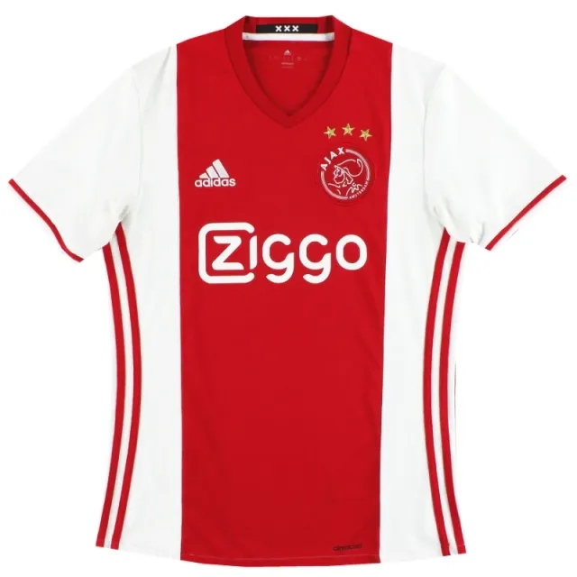 2016-17 Ajax adidas Home Shirt L - Ajax / Excellent 