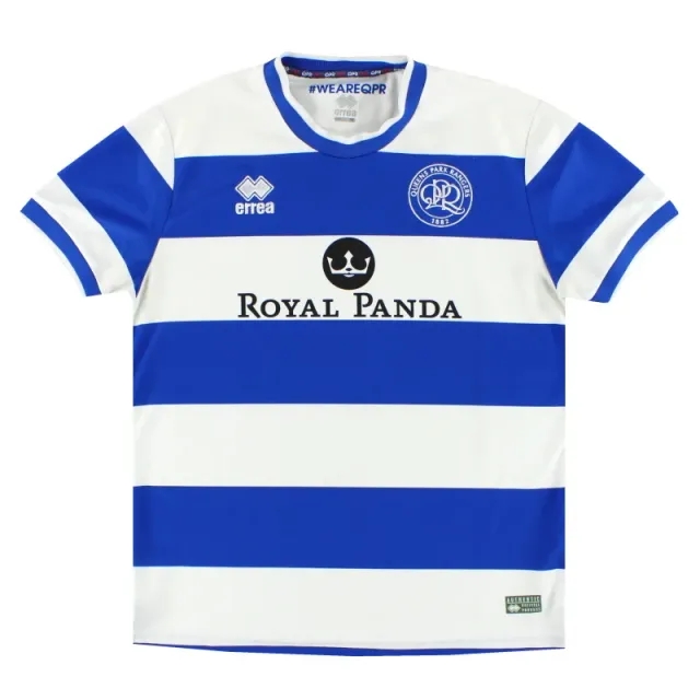 2017-18 QPR Errea Home Shirt M - QPR / Excellent 