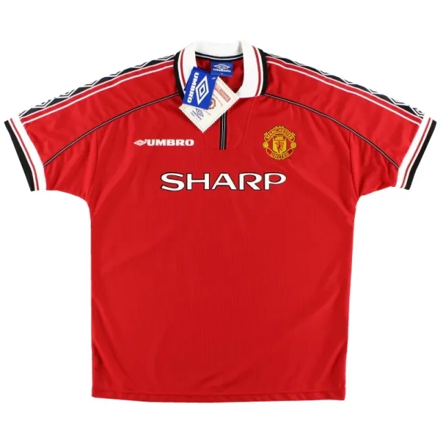 1998-00 Manchester United Umbro Home Shirt *w/tags* L - Manchester United / w/tags 