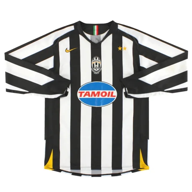 2005-06 Juventus Nike Home Shirt L/S M - Juventus / Very Good 