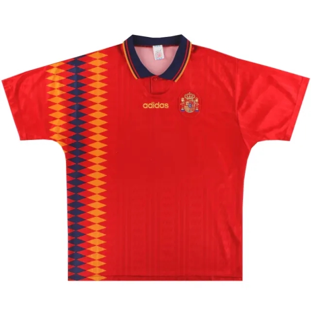 1994-96 Spain adidas Home Shirt *As New* L - Spain / As New 