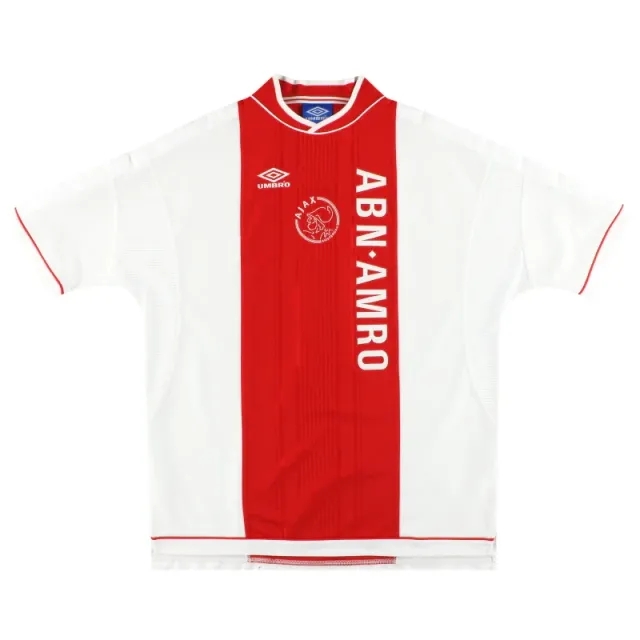 1999-00 Ajax Umbro Home Shirt L - Ajax / Excellent 