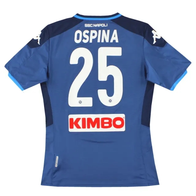 2019-20 Napoli Kappa Kombat Goalkeeper Shirt Ospina #25 XL - Napoli / Excellent 