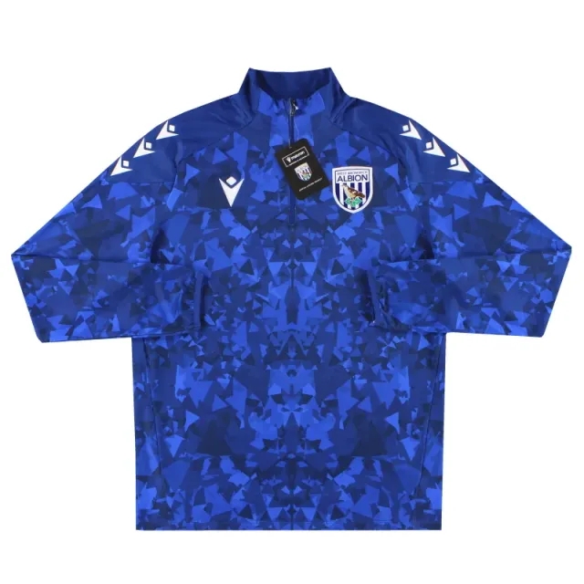 2024-25 West Brom Macron 1/4 Zip Warm-Up Top *w/tags* L - West Brom / w/tags 