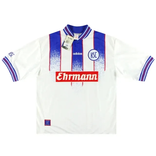 1996-98 Karlsruher adidas Home Shirt *w/tags* XL - Other German Clubs / w/tags 