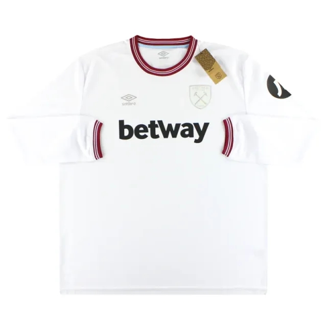 2023-24 West Ham Umbro Away Shirt L/S *w/tags* 4XL - West Ham / w/tags 