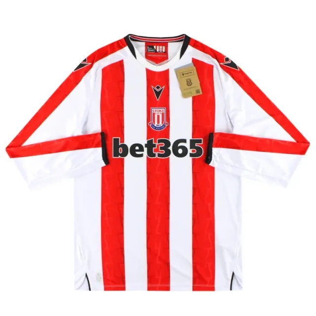 2024-25 Stoke City Macron Home Shirt L/S *BNIB* - Stoke City / BNIB 