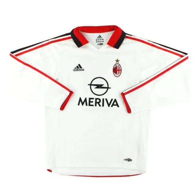 2003-04 AC Milan adidas Player Issue Away Shirt #3 L/S *As New* M - AC Milan / As New 