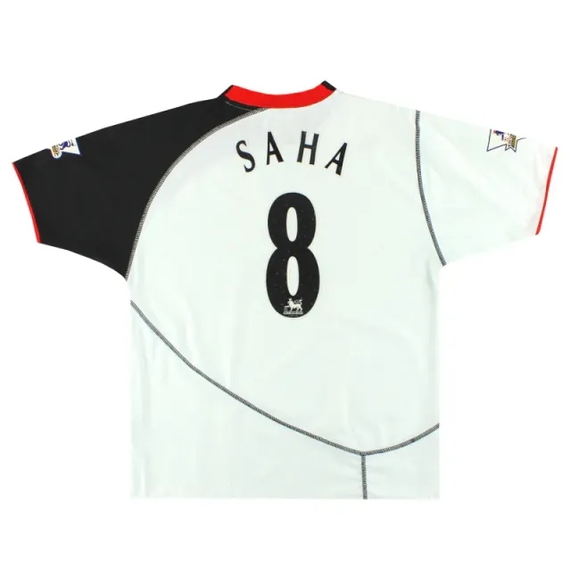 2003-05 Fulham Puma Home Shirt Saha #8 L - Fulham / Excellent 