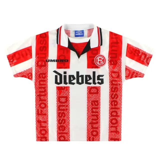 1996-98 Fortuna Dusseldorf Umbro Home Shirt Y - Other German Clubs / Excellent 