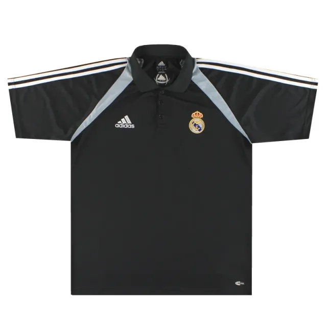 2004-05 Real Madrid adidas Polo Shirt *Mint* L - Real Madrid / Mint 