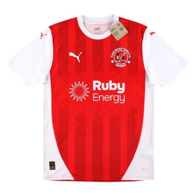 2024-25 Fleetwood Town Puma Home Shirt *w/tags* - Fleetwood Town / w/tags 