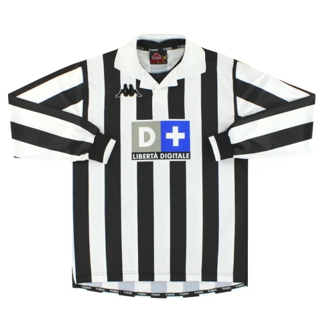 1998-99 Juventus Kappa Home Shirt L/S M - Juventus / Excellent 