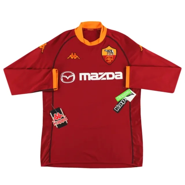 2002-03 Roma Kappa Home Shirt L/S *w/tags* XXL - Roma / w/tags 