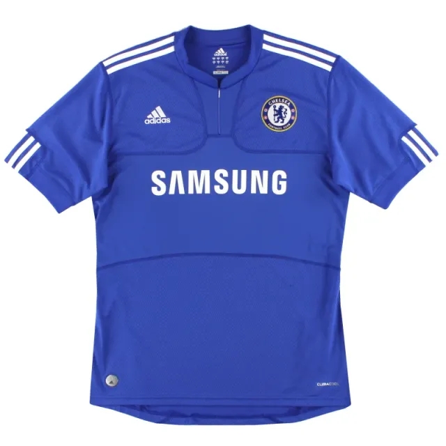 2009-10 Chelsea adidas Home Shirt S - Chelsea / Very Good 