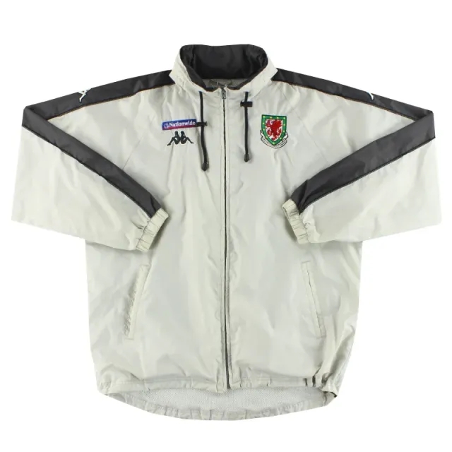 2002-04 Wales Kappa Rain Jacket L - Wales / Excellent 