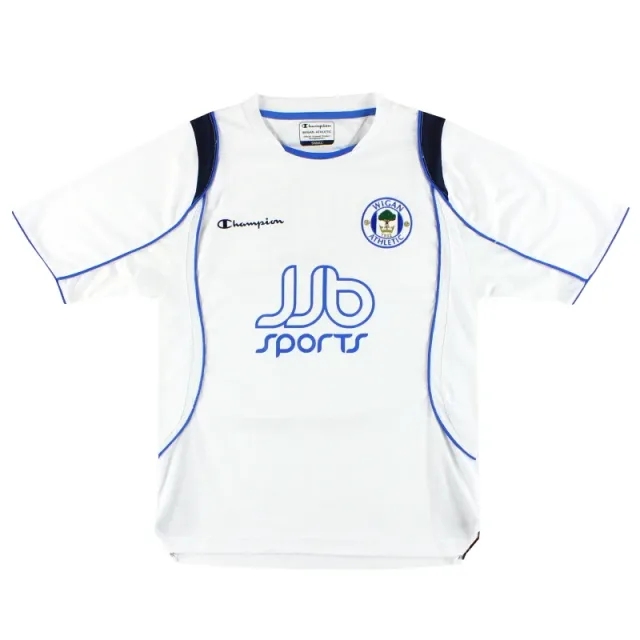 2008-09 Wigan Champion Training Shirt S - Wigan / Mint 