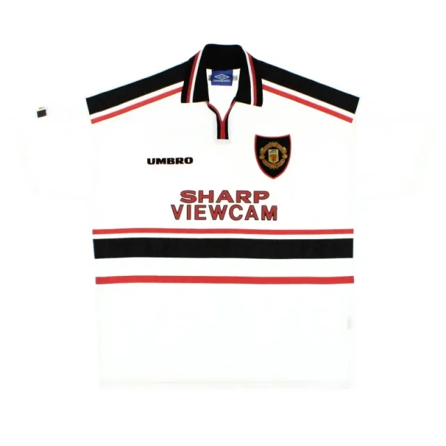 1997-99 Manchester United Umbro Away Shirt L - Manchester United / Very Good 