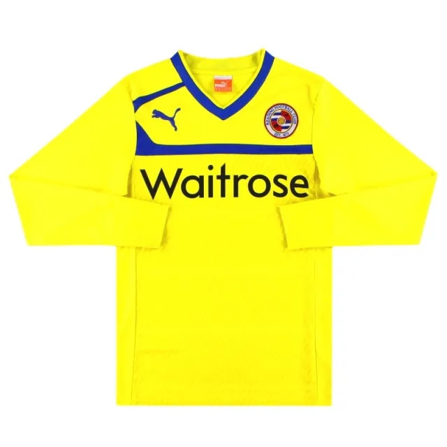 2012-13 Reading Puma Away Shirt L/S S - Reading / Excellent 