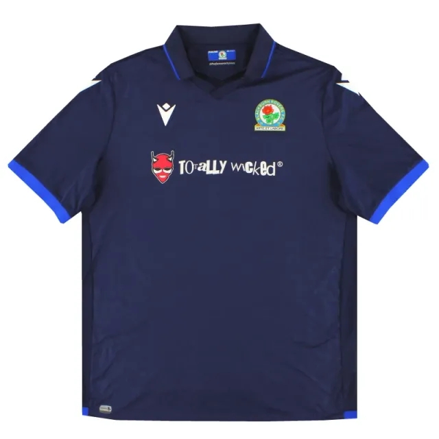 2022-23 Blackburn Macron Away Shirt 4XL - Blackburn Rovers / Excellent 