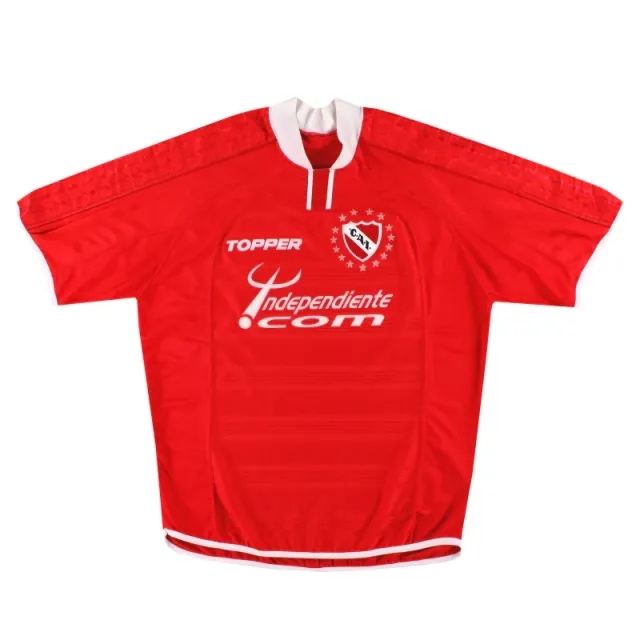 2002 Independiente Topper Home Shirt L - Central and South American Clubs / Excellent 