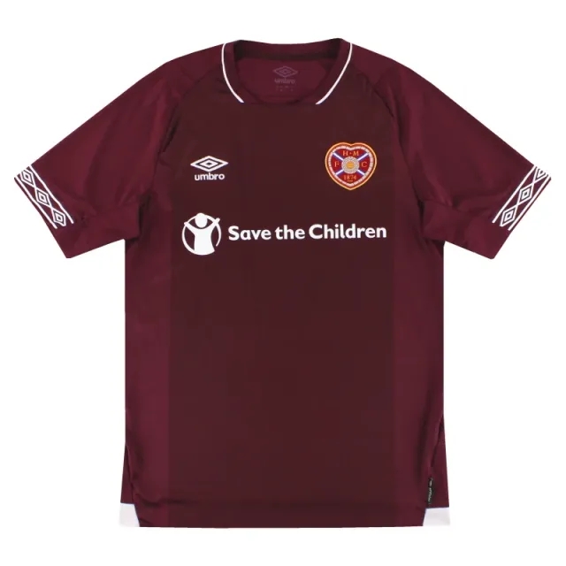 2018-19 Hearts Umbro Home Shirt M - Hearts / Excellent 