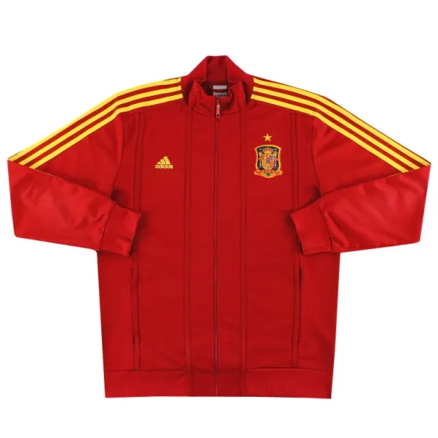 2012-13 Spain adidas Track Jacket L - Spain / Excellent 