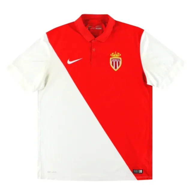 2014-15 Monaco Nike Home Shirt L - Monaco / Excellent 