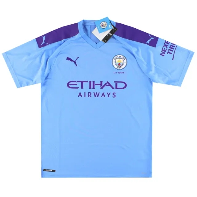 2019-20 Manchester City Puma '125 Years' Home Shirt *w/tags* M - Manchester City / w/tags 