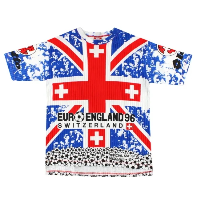 1996 Switzerland Lotto EURO 96 Graphic Tee XL - Switzerland / Excellent 