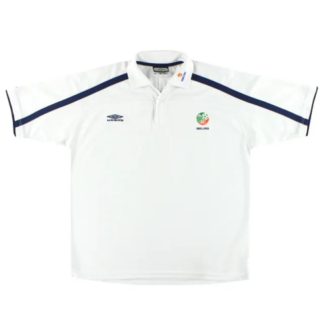 2002 Ireland Umbro Polo Shirt XL - Ireland / Excellent 