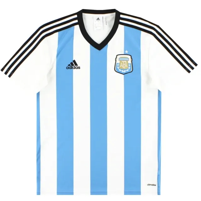 2013-15 Argentina adidas Basic Home Shirt M - Argentina / Excellent 