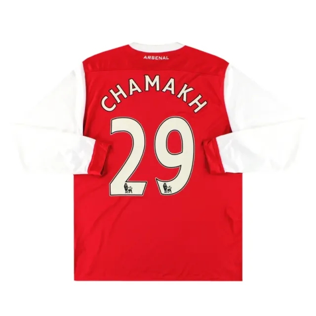 2010-11 Arsenal Nike Home Shirt Chamakh #29 L/S L - Arsenal / Excellent 