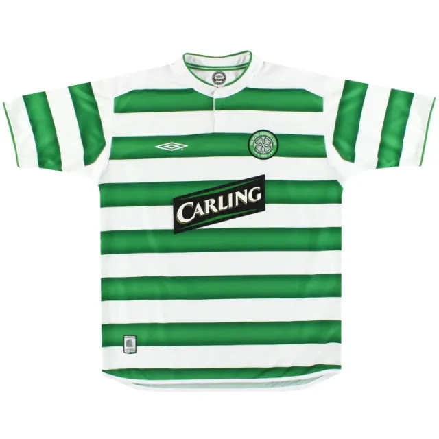 2003-04 Celtic Umbro Home Shirt Y - Celtic / Very Good 