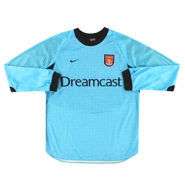 2000-01 Arsenal Nike Goalkeeper Shirt L - Arsenal / Very Good 