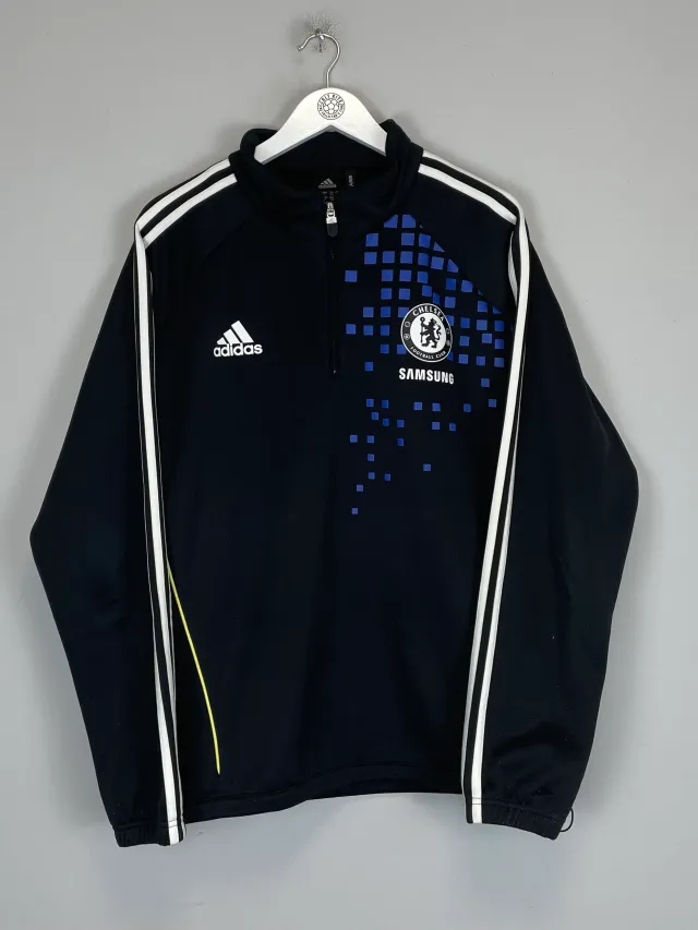 2011/12 CHELSEA 1/4 ZIP TRAINING TOP (L) ADIDAS | Cult Kits