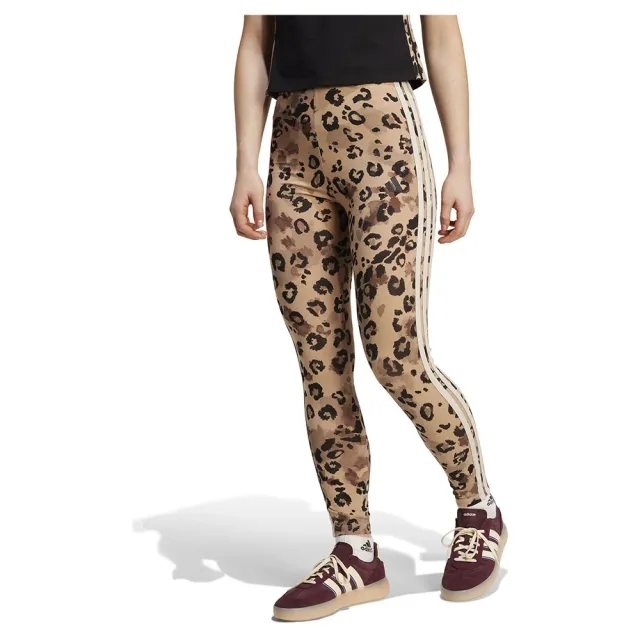 Adidas Animal Print 3 Stripes High Waist Leggings