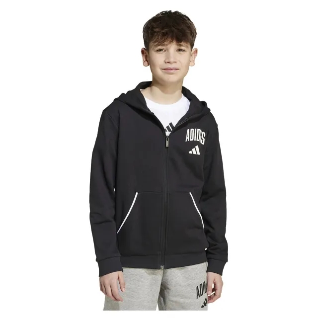 Adidas Seasonals Essentials Collegiate Typography Full Zip Sweatshirt