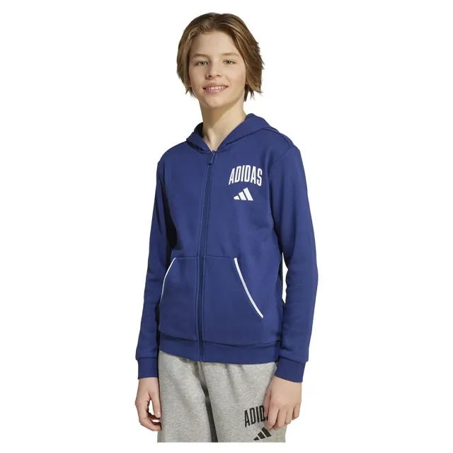 Adidas Seasonals Essentials Collegiate Typography Full Zip Sweatshirt