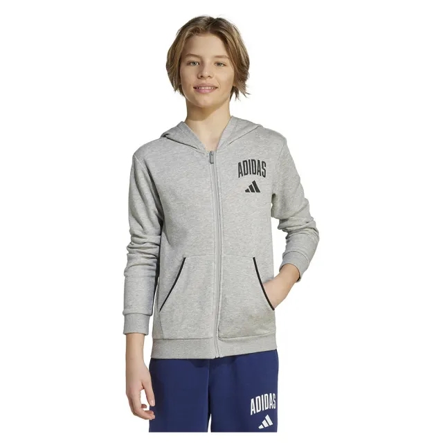 Adidas Seasonals Essentials Collegiate Typography Full Zip Sweatshirt