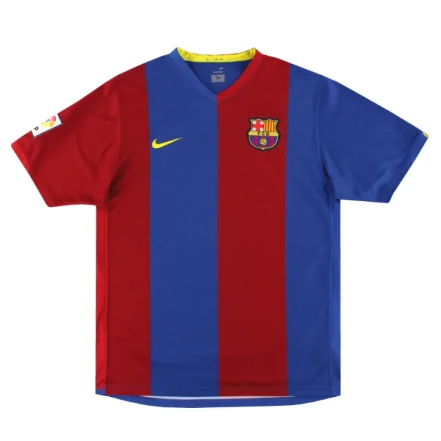 2006-07 Barcelona Nike Home Shirt L - Barcelona / Excellent 