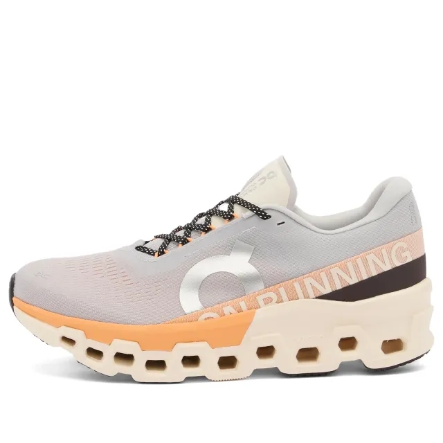 ON Men's CloudmON Men'sster 2 Sneakers Glacier / Tangerine