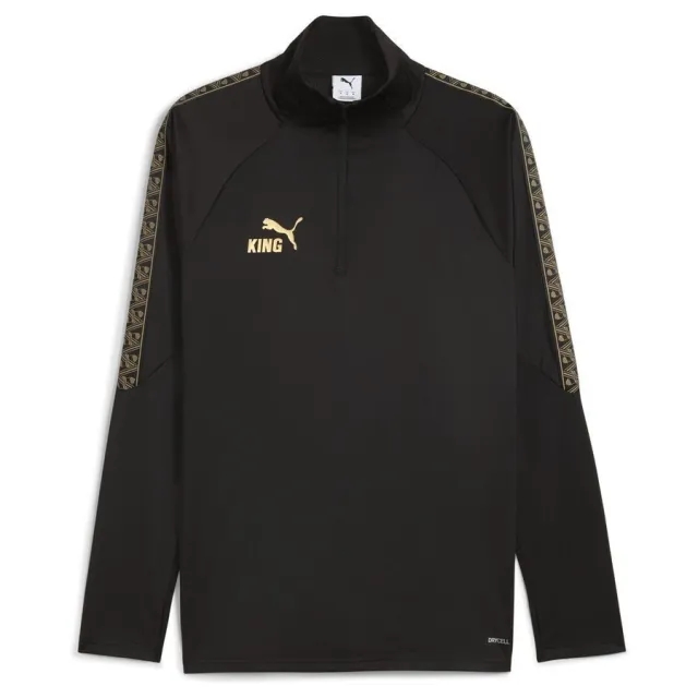 Kingtouch 1/4 Zip-Top Puma Black-Puma Gold - ['Black']