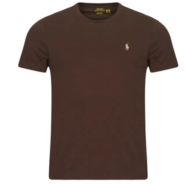 Polo Ralph Lauren  T-SHIRT AJUSTE EN COTON  men's T shirt in Brown