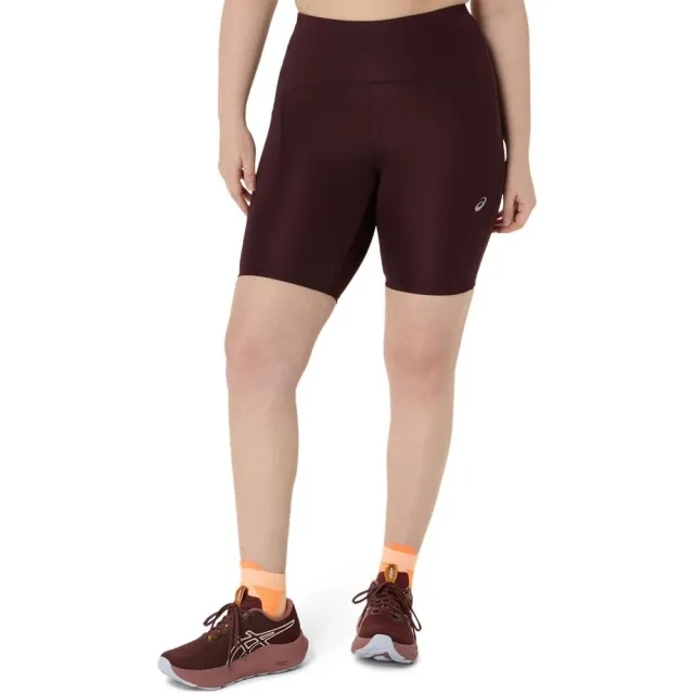 ASICS Road High Waist 8in Sprinter Running Tights Women - Dark Red