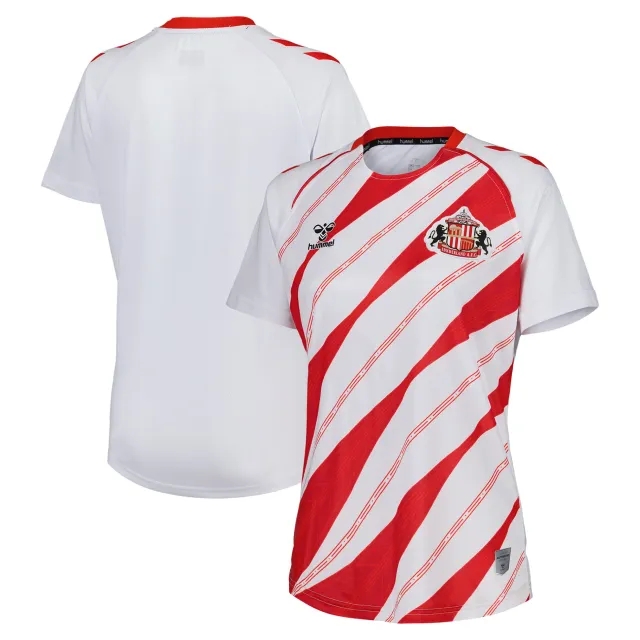 Sunderland Hummel Home Pre-Match Jersey - White - Womens