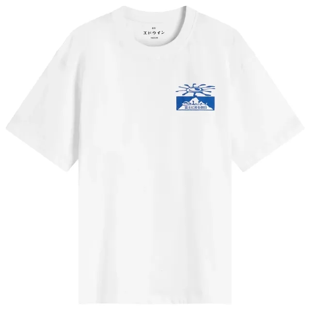 Edwin Men's Mount Fuji Dusk T-Shirt White
