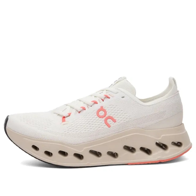 ON Men's Cloudsurfer Max Sneakers Ivory / SalmON Men's